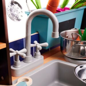 XXL medinė vaikiška virtuvėlė vaikams su priedais