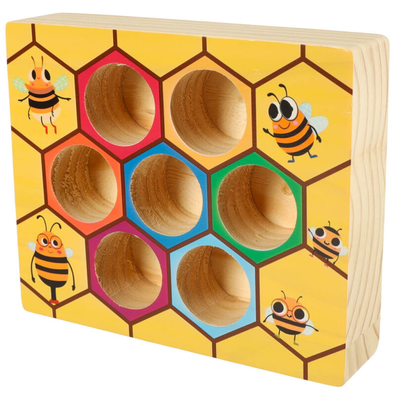 Montessori edukacinis žaidimas vaikams „Bičių korys“