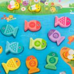 Medinis magnetinis žvejybos žaidimas "Poilsis prie ežero"