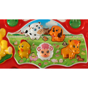 Edukacinis muzikinis pianinas vaikams „Gyvūnų ūkis“