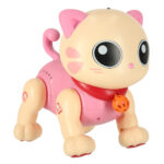 Interaktyvus šokinėjantis ir dainuojantis katinas valdomas RC, rožinis