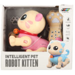 Interaktyvus šokinėjantis ir dainuojantis katinas valdomas RC, rožinis