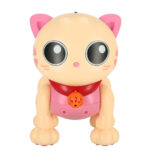 Interaktyvus šokinėjantis ir dainuojantis katinas valdomas RC, rožinis