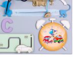 Medinė manipuliacinė lenta "Autobusas"