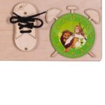 Medinė sensorinė manipuliavimo lenta 75x50 cm