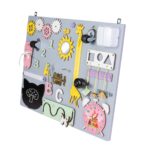 Medinė manipuliacinė lenta "Katinėlis"