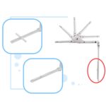 Apsauginis lovos bortelis vaikams nuo 18 mėn 150 cm, juoda