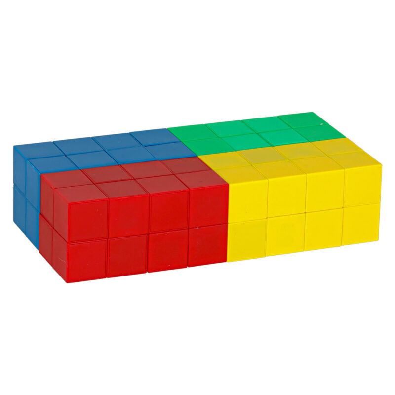 Magnetinės kubinės konstrukcinės kaladėlės vaikams (64 det.)