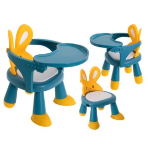 Maitinimo ir žaidimų stalo komplektas "Zuikutis"