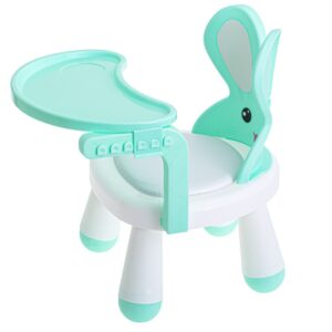 Maitinimo ir žaidimų stalas-kėdutė vaikams 2in1, mėtinė