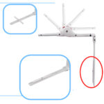Apsauginis lovos bortelis 90 cm, pilkas