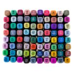 Dvipusiai žymekliai su dėklu + stovas (80 vnt.)