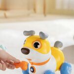 Interaktyvus stumdukas šuniukas su rankenėle „Draugystės žingsniai“ 2in1