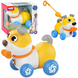 Interaktyvus stumdukas šuniukas su rankenėle „Draugystės žingsniai“ 2in1