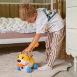 Interaktyvus stumdukas šuniukas su rankenėle „Draugystės žingsniai“ 2in1