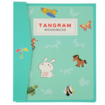 Montessori 3D magnetinė dėlionių knyga "Tangram" Montessori 3D magnetinė dėlionių knyga "Tangram"