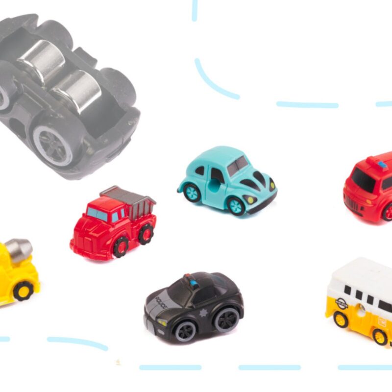 Elektrinis keturių aukštų automobilių garažas vaikams