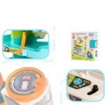 Automobilių trasa su garažu, elektriniu liftu ir 8 automobiliais