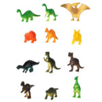 Figūrėlių rinkinys "Jūros gyvūnai ir dinozaurai" (48vnt.)