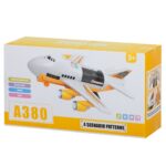 Transporterio lėktuvas + 6 automobiliai, geltonas