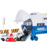 Transporterio lėktuvas + 6 automobiliai, mėlynas