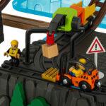 Medinė statybos aikštelė "Traukinio bėgiai" (55el.)