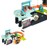 Daugiapakopė automobilių trasa su vairu + 6 automobiliai "Kosmosas'