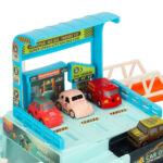 Daugiapakopė automobilių trasa su vairu + 6 automobiliai "Kosmosas'