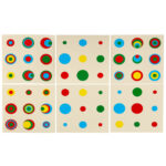 Montessori medinių svarmenų dėlionė "Cilindrai" Montessori medinių svarmenų dėlionė "Cilindrai"