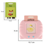 Skaitytuvas ir lavinamosios kalbančios kortelės anglų k. (112vnt.), rožinis Skaitytuvas ir lavinamosios kalbančios kortelės anglų k. (112vnt.), rožinis