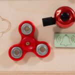 Lavinamasis veiklos pufas su ratukais ir veiklomis, vaikams