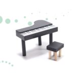 LULILO medinis lėlių namelis su LED apšvietimu 78cm "FLORO boho"