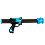 Arkadinis žaidimas su taikiniu, kamuoliukais ir pistoletu "Alkanas robotas"