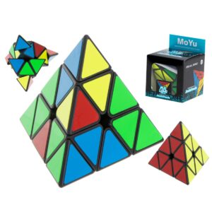 PYRAMINX kubo žaidimas - puzlė "Black MoYu"
