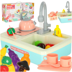 XXL vaikiška kriauklė su priedais, mėlyna