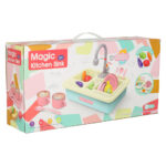 Vaikiška kriauklė su vandens čiaupu ir priedais – vaikams