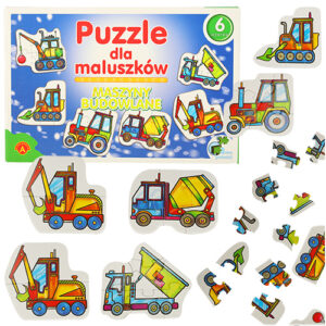 ALEXANDER Dėlionė - puzlė "Statybinės mašinos"