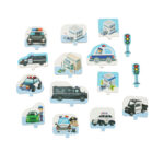 Puzlė - kelio dėlionė "Policijos stotis"(47 det.)