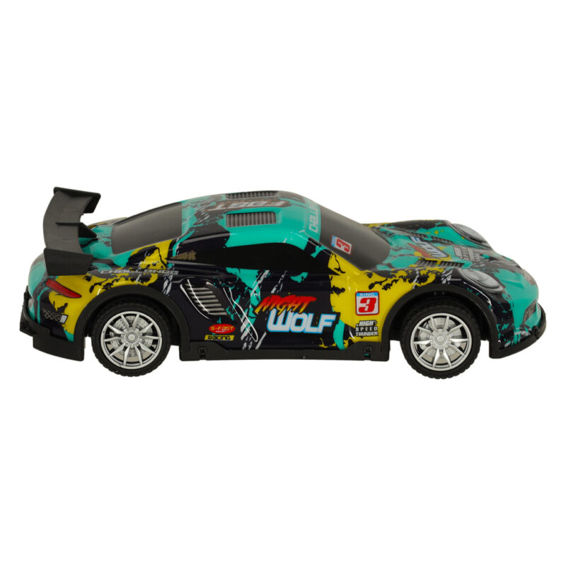Sportinis automobilis valdomas RC vaikams nuo 6 metų, žalias