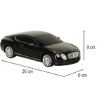 RASTAR Bentley Continental GT 48600 valdomas RC 1:24, juodas