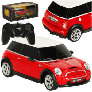 RASTAR MINI COOPERS automobilis valdomas RC, 15000 1:24, raudonas