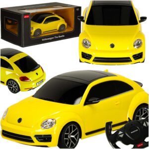 RASTAR Volkswagen Beetle automobilis valdomas RC, 78000 1:14, geltonas
