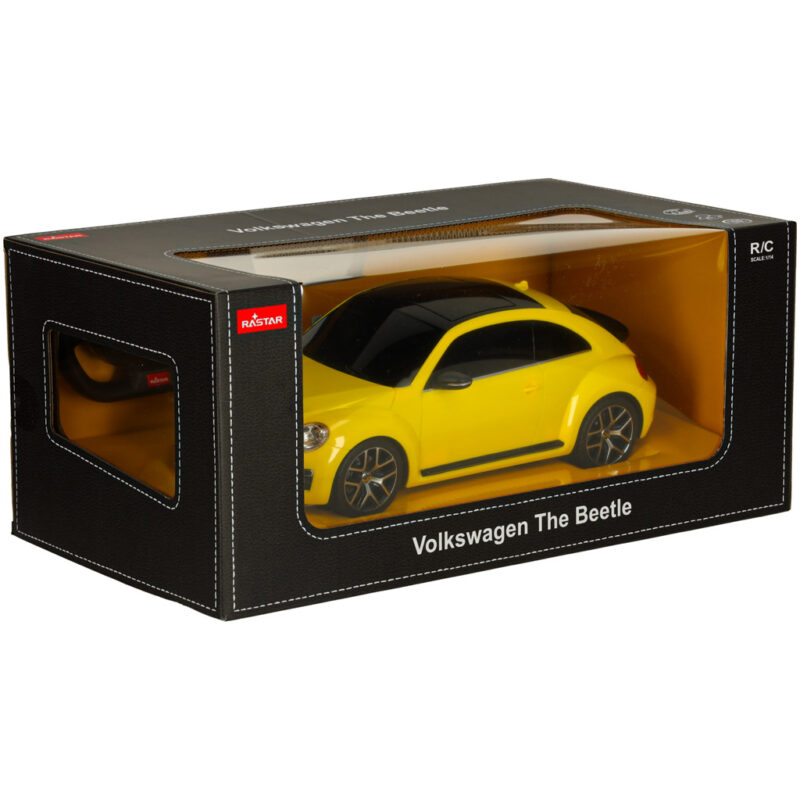 RC automobilis vaikams „Volkswagen Beetle“, geltonas