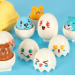 Montessori kiaušinių dėlionė "Gyvūnėliai" 6vnt.