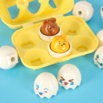 Montessori kiaušinių dėlionė "Gyvūnėliai" 6vnt.