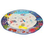 Vandens kilimėlis tapybai su vandens piešimo žymekliais "Vandens pasaulis" 80 cm