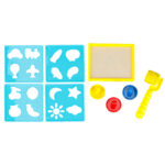 Vandens kilimėlis tapybai su vandens piešimo žymekliais "Vandens pasaulis" 80 cm