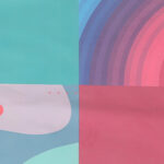 Vandens kilimėlis „Kosmosas“ su žymekliais vaikams