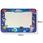 Vandens kilimėlis „Kosmosas“ su žymekliais vaikams