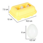 Montessori kiaušinių dėlionė "Daržovės" 6vnt.